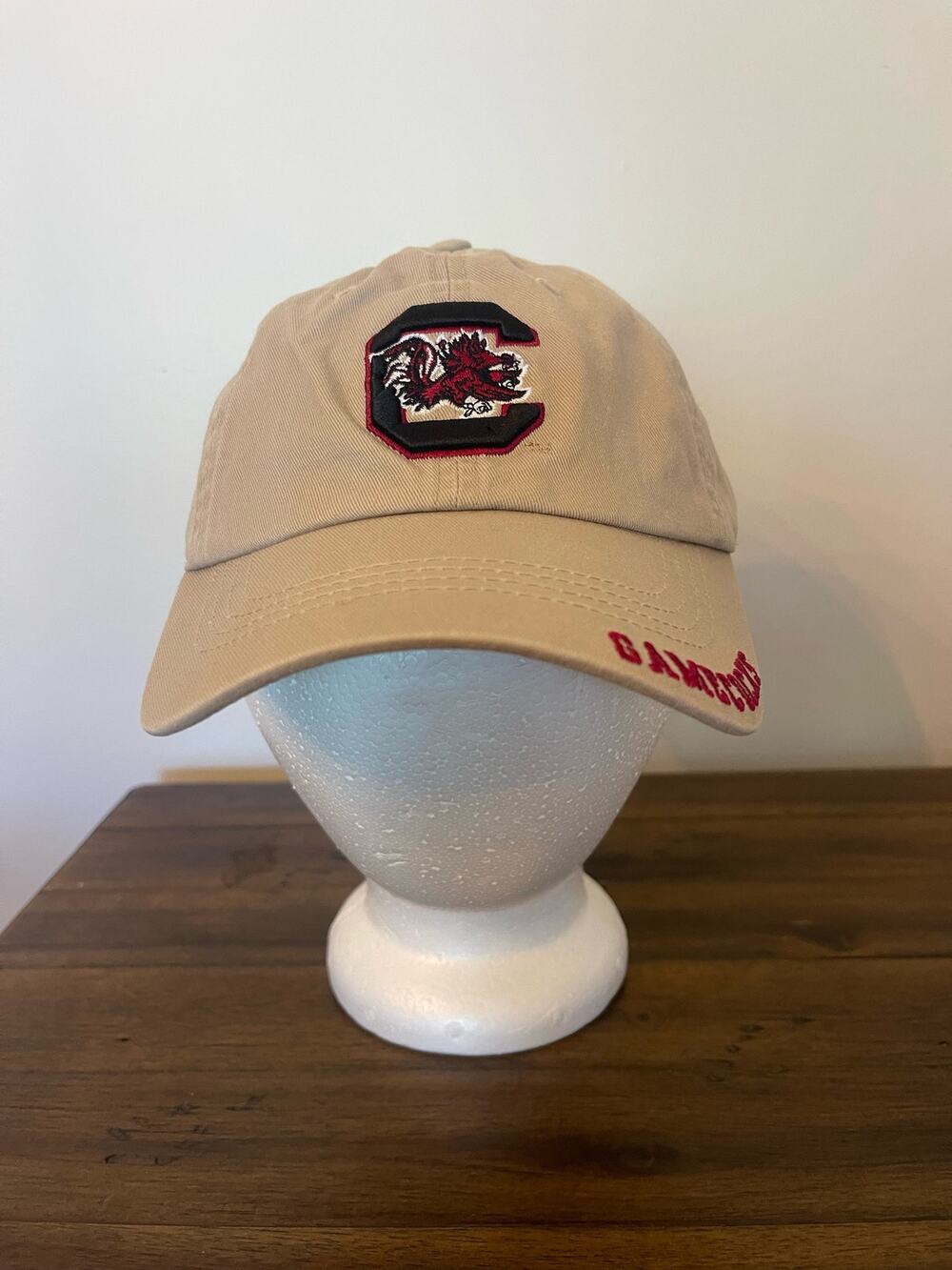 South Carolina Gamecocks Tan Adjustable Baseball Hat
